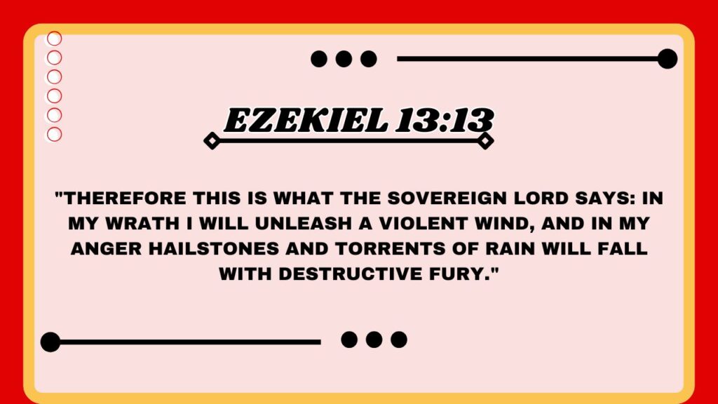 Ezekiel 13:13