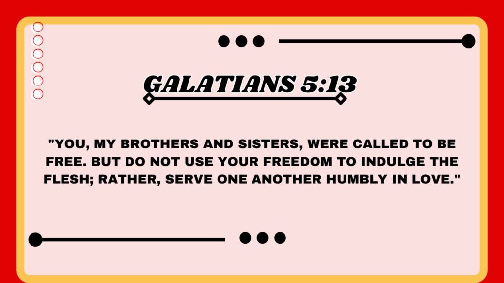 Galatians 5:13