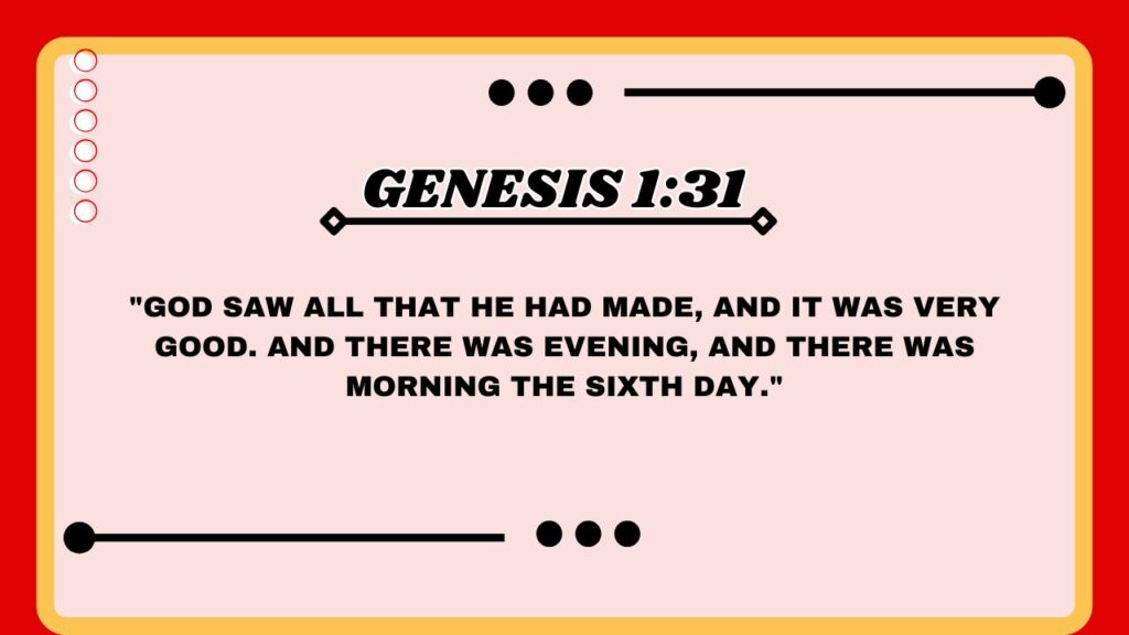 Genesis 1:31
