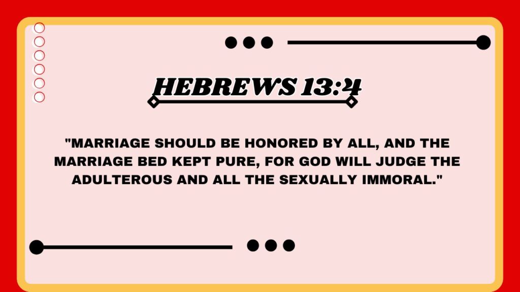 Hebrews 13:4
