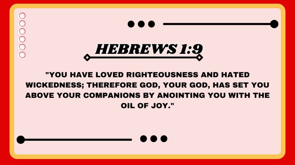Hebrews 1:9