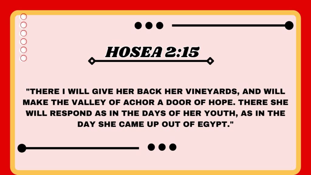 Hosea 2:15 