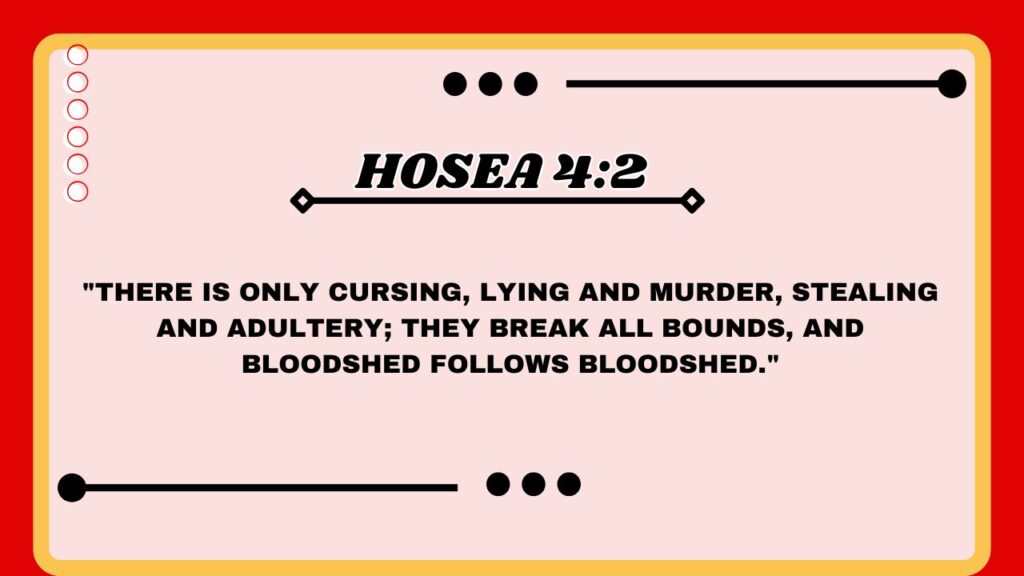 Hosea 4:2
