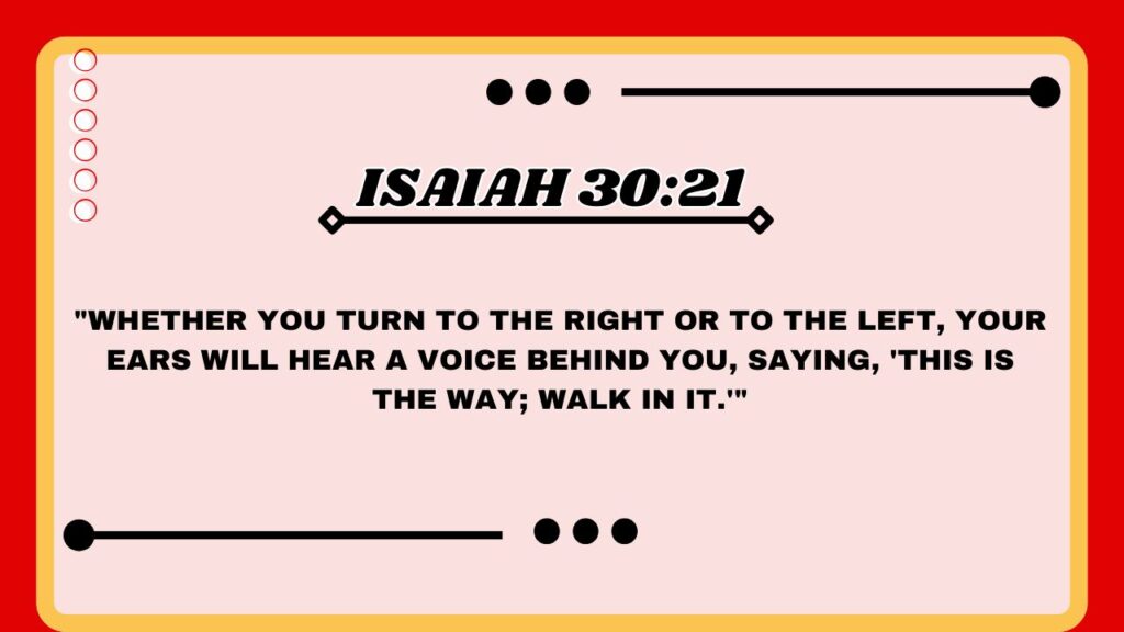 Isaiah 30:21