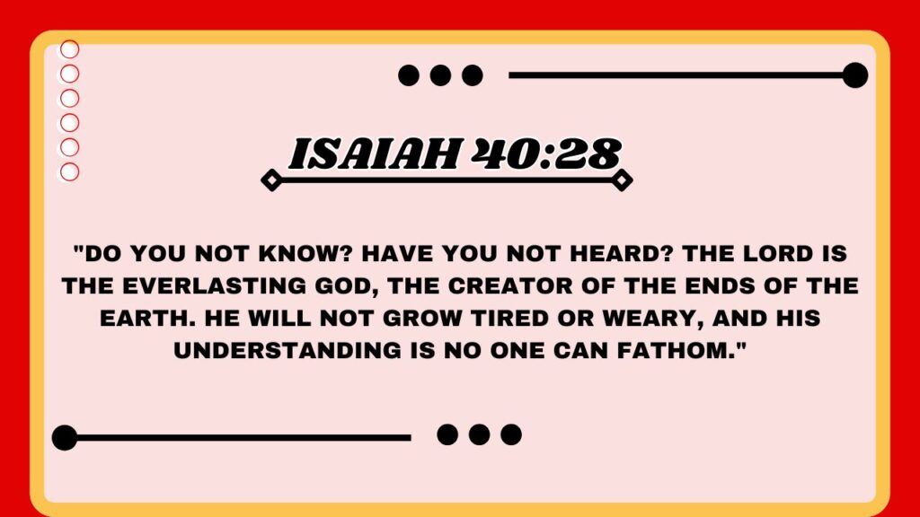 Isaiah 40:28