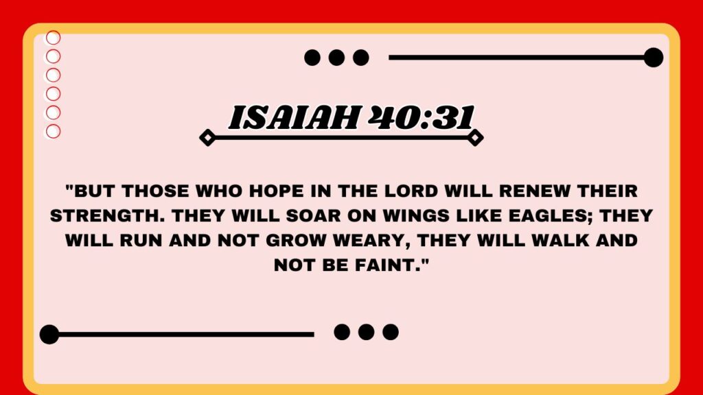  Isaiah 40:31