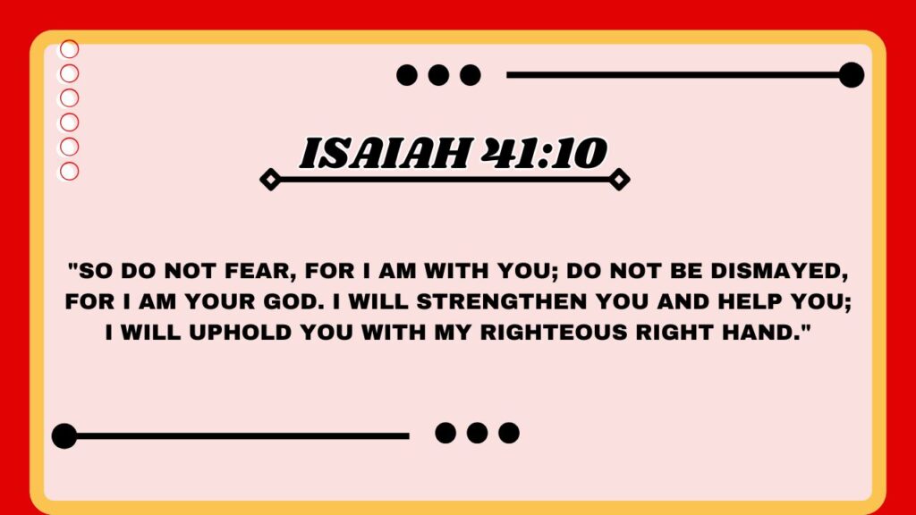  Isaiah 41:10 