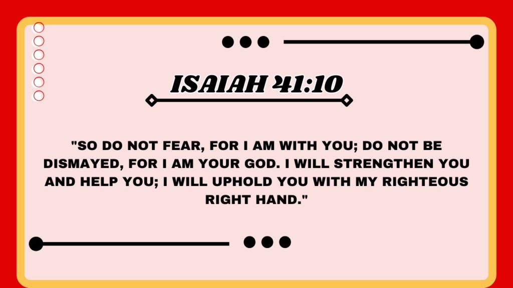 Isaiah 41:10