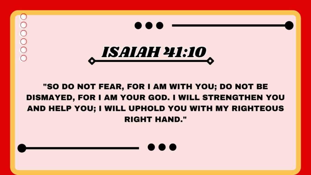 Isaiah 41:10
