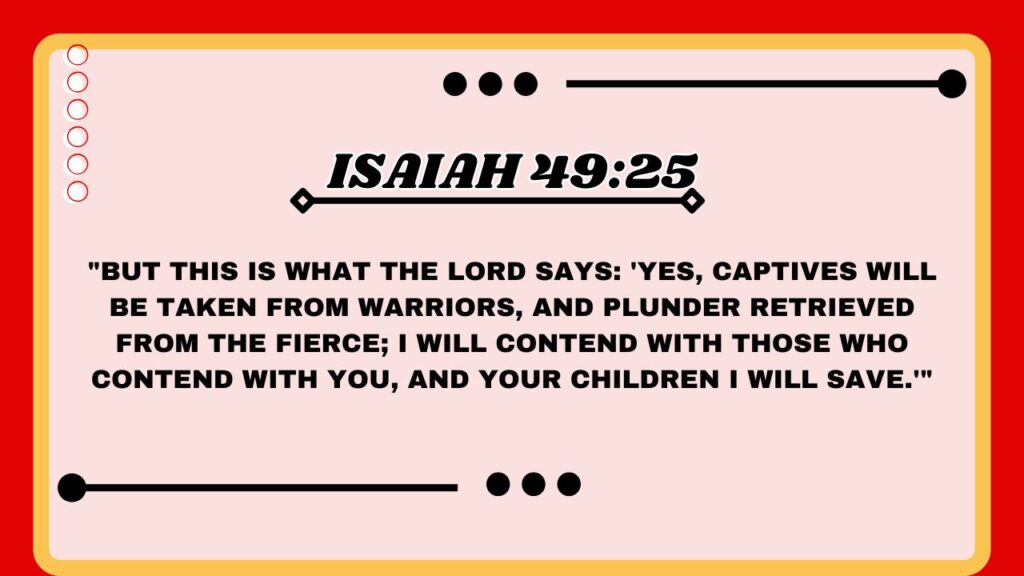 Isaiah 49:25