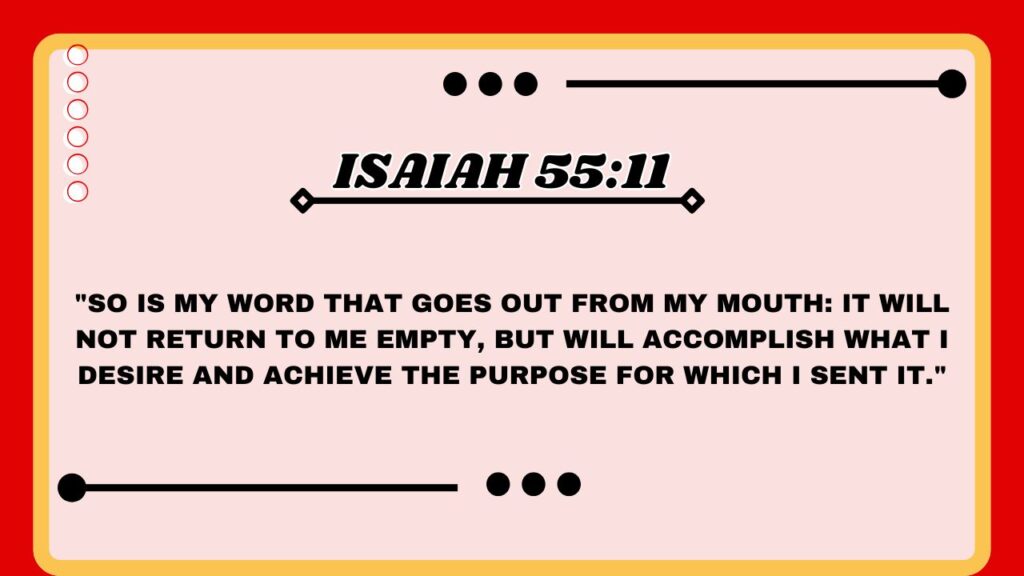 Isaiah 55:11