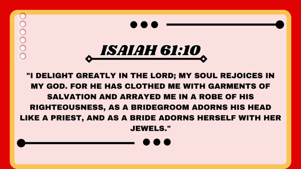  Isaiah 61:10