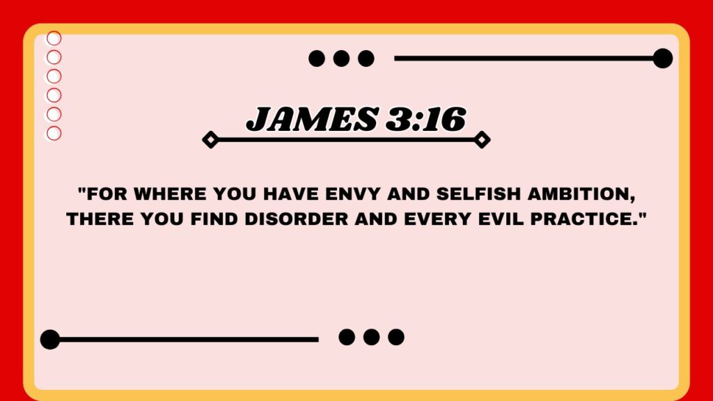 James 3:16