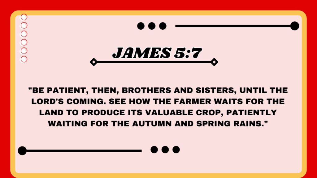 James 5:7
