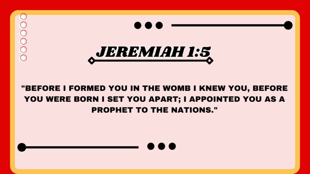 Jeremiah 1:5