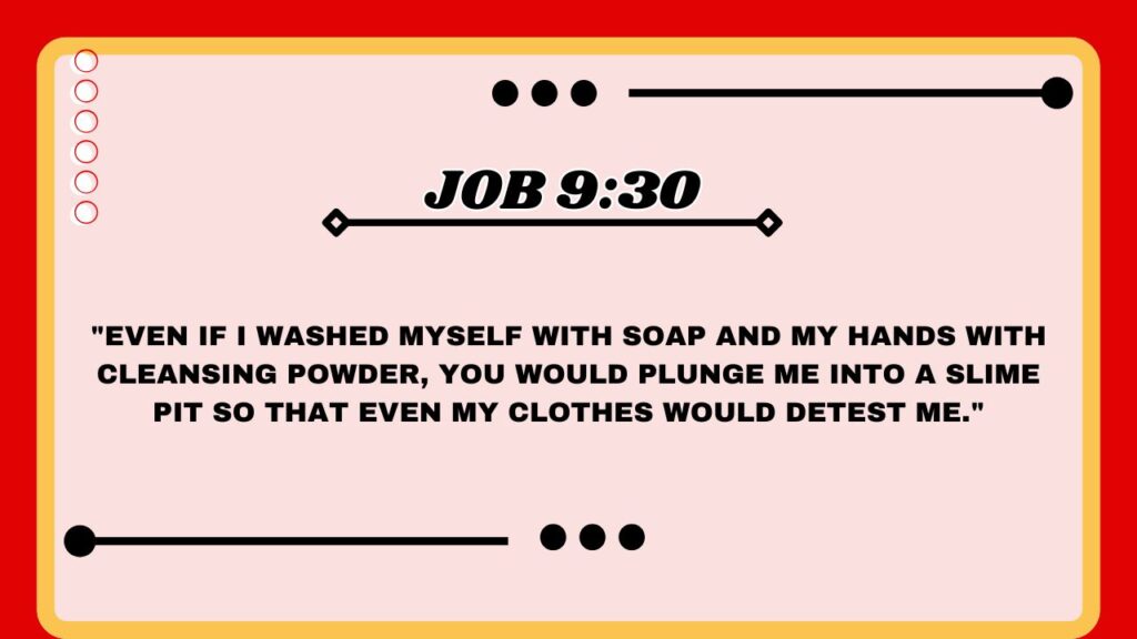 Job 9:30