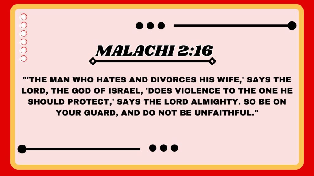 Malachi 2:16