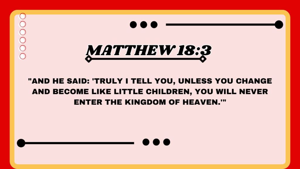 Matthew 18:3
