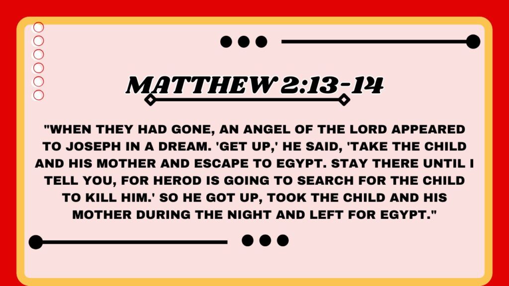 Matthew 2:13-14