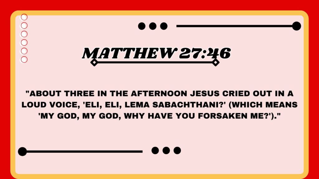 Matthew 27:46