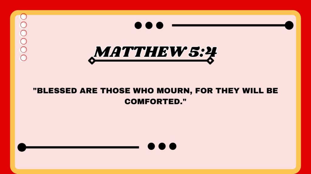 Matthew 5:4