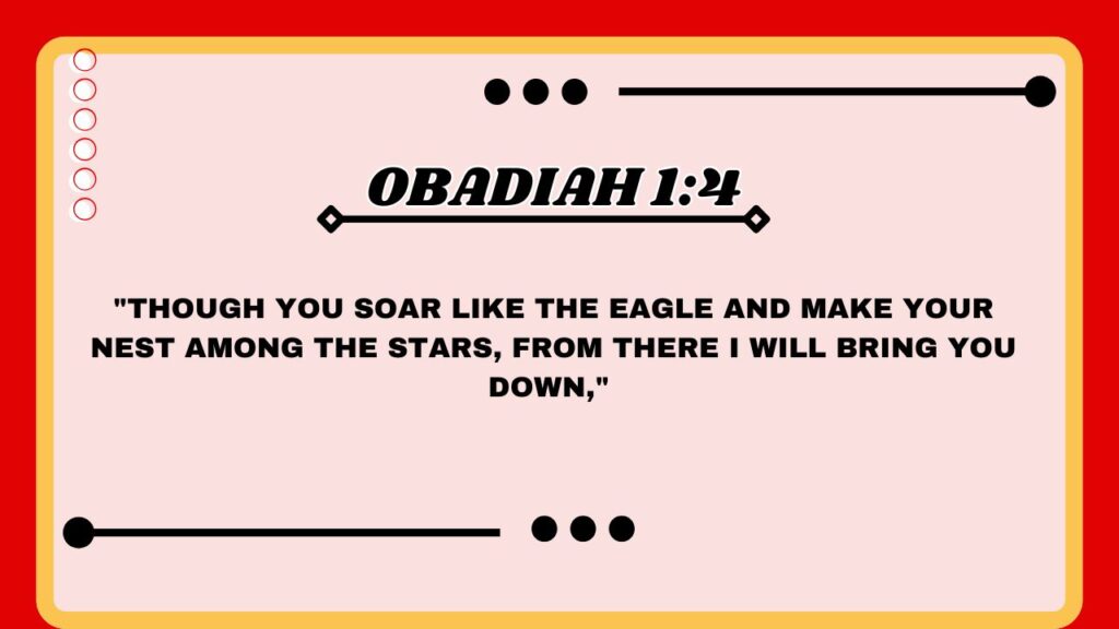 Obadiah 1:4