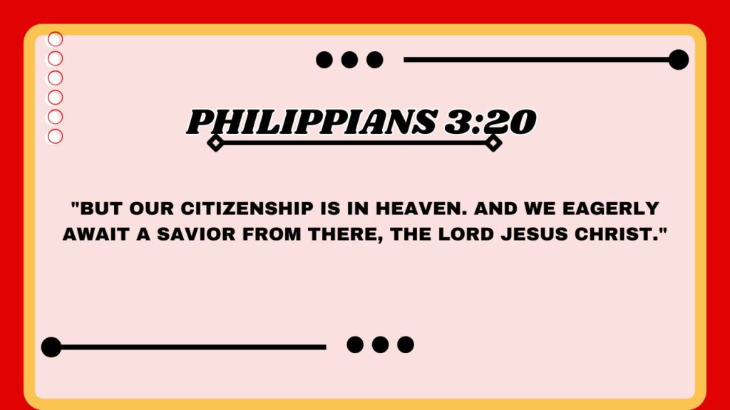 Philippians 3:20