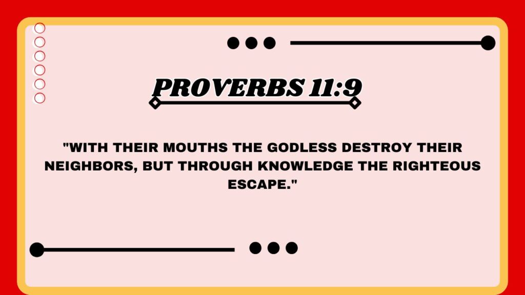 Proverbs 11:9