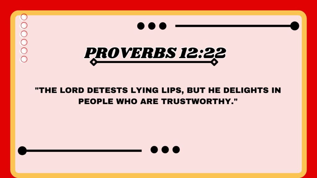 Proverbs 12:22
