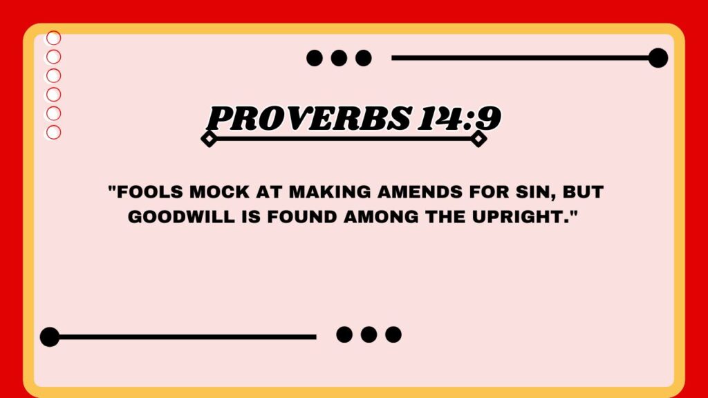 Proverbs 14:9