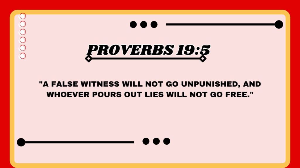 Proverbs 19:5