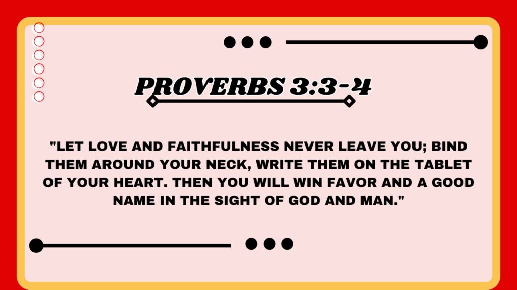 Proverbs 3:3-4