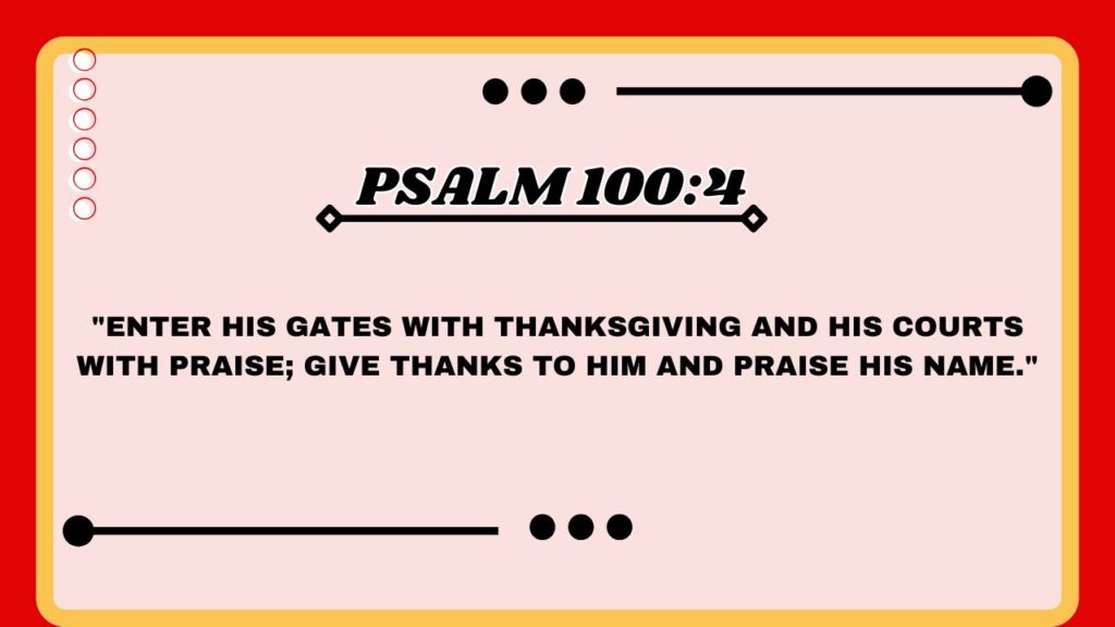 Psalm 100:4