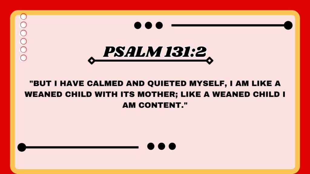  Psalm 131:2