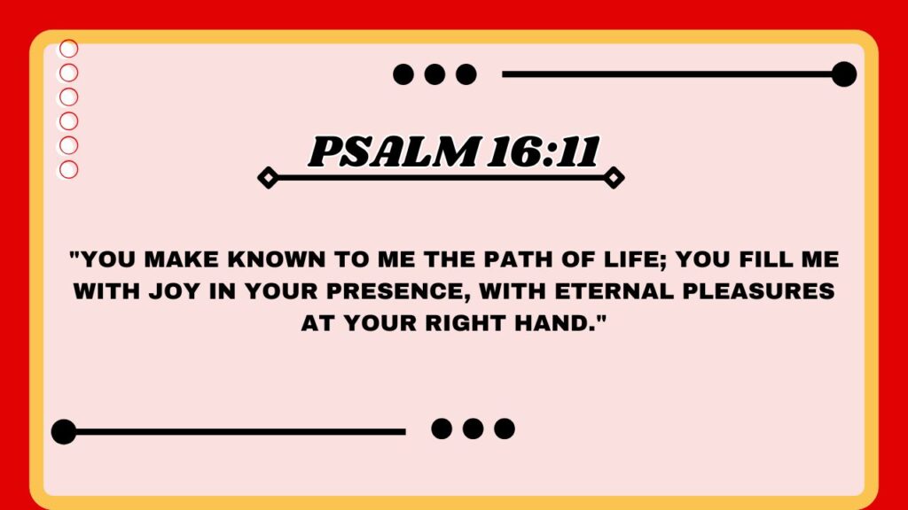  Psalm 16:11