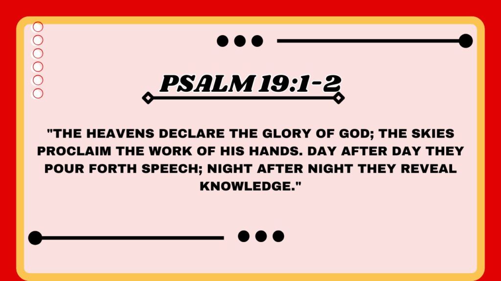 Psalm 19:1-2