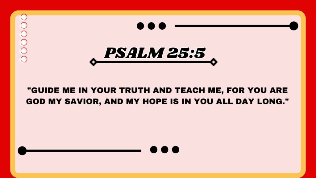 Psalm 25:5