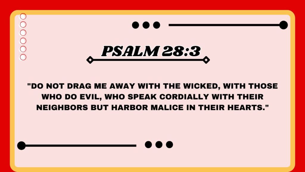 Psalm 28:3