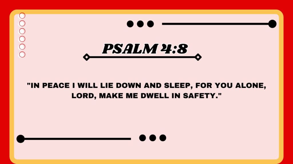 Psalm 4:8