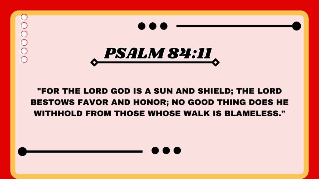 Psalm 84:11