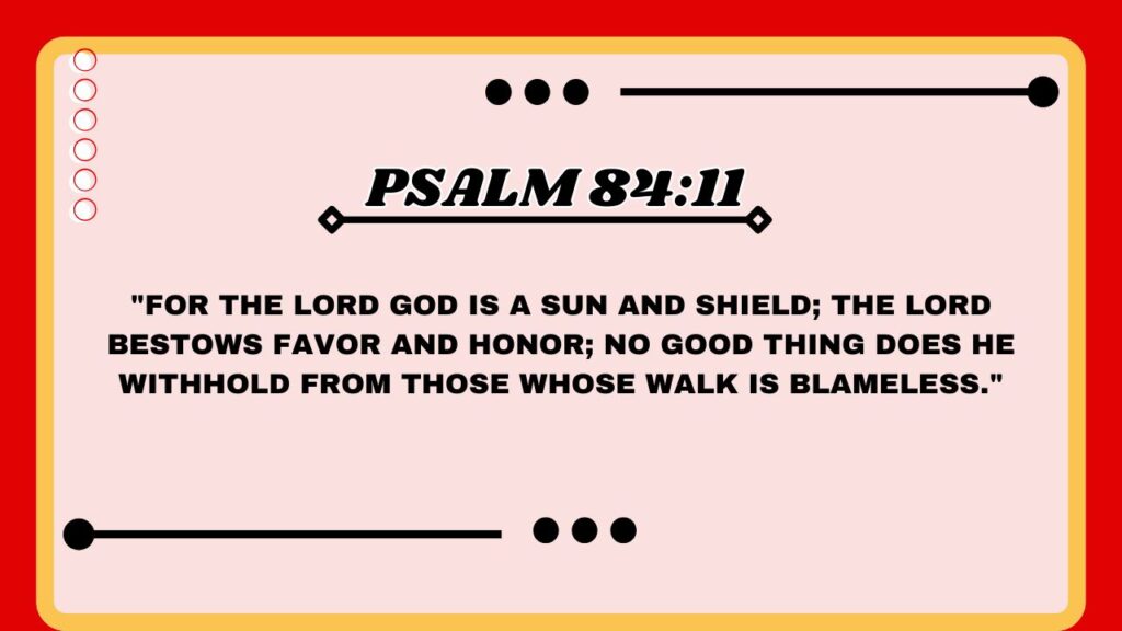 Psalm 84:11