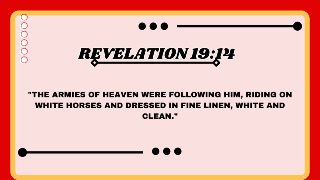 Revelation 19:14