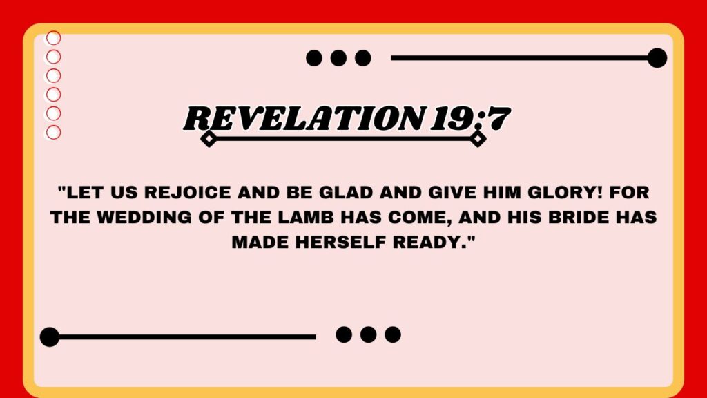 Revelation 19:7