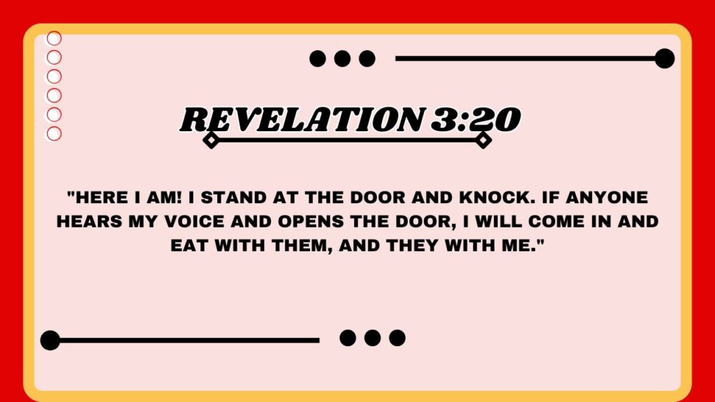 Revelation 3:20 