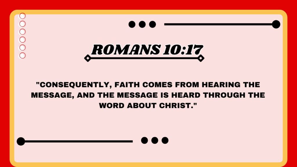 Romans 10:17