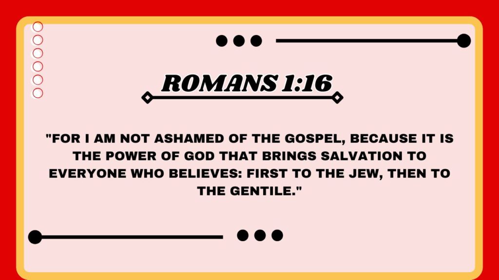  Romans 1:16 