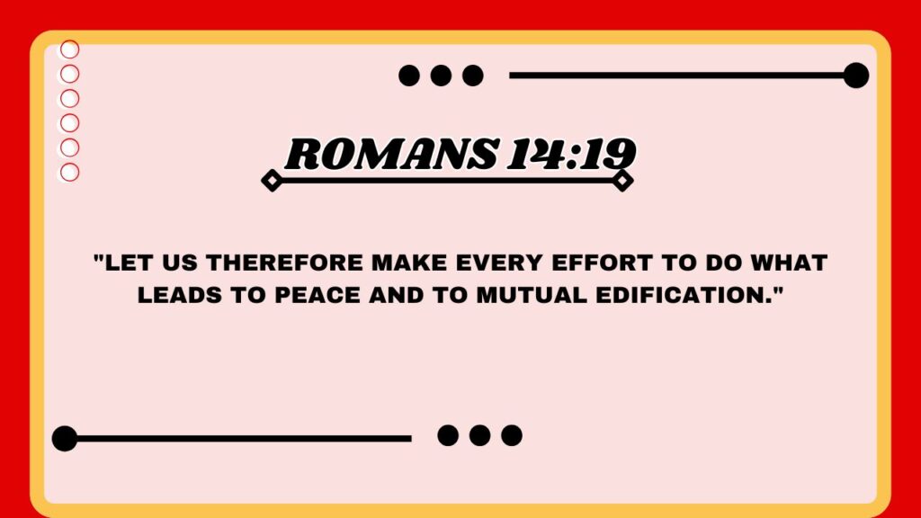 Romans 14:19