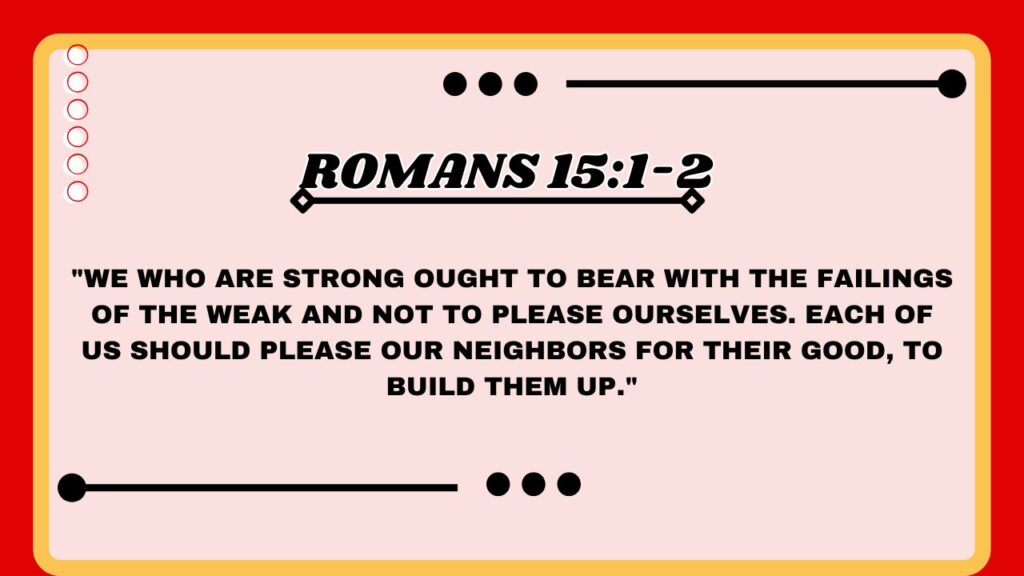 Romans 15:1-2