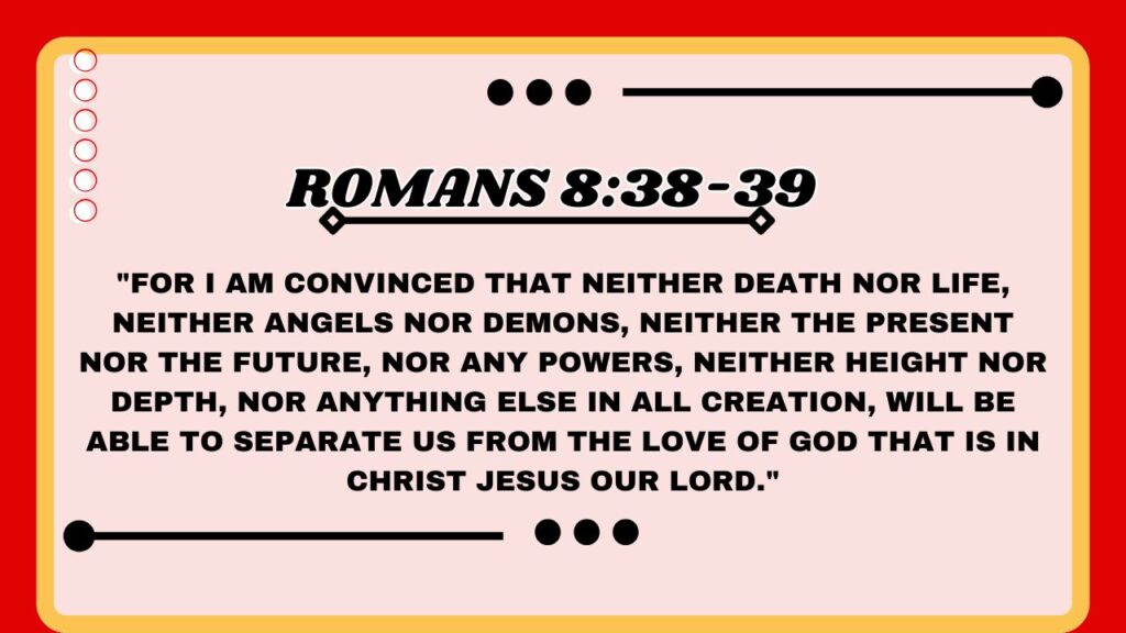Romans 8:38-39