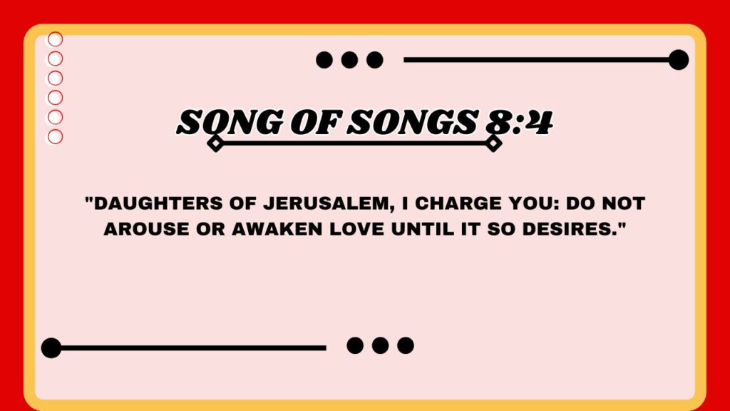 Song of Songs 8:4